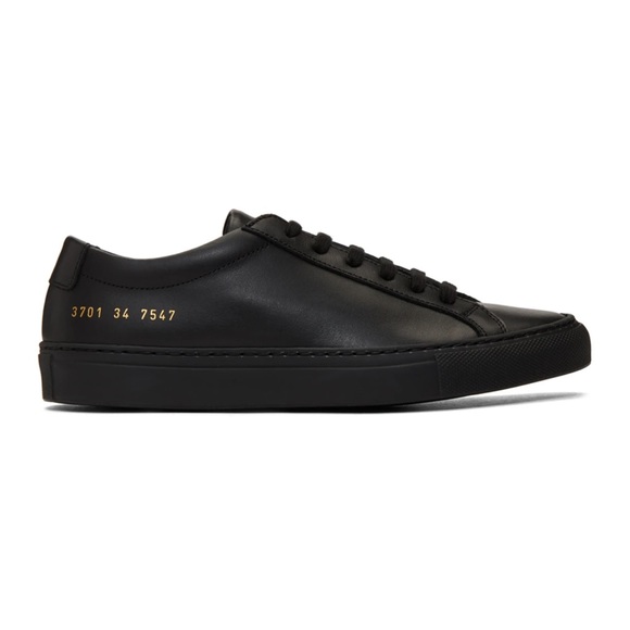 Woman by Common Projects Black Sneakers 39 Italy - Picture 8 of 8
